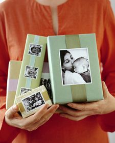 Photo Shoot Using Gift Wrapper Photos on Gift Wrapping