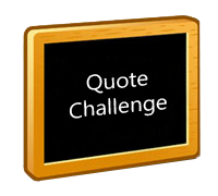 quote challenge